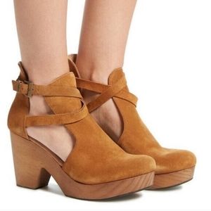 Free People Suede Cedar Clog